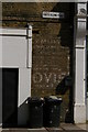 South Island Place, off Brixton Road: ghost-sign