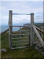 SN5778 : Gate on the Ceredigion Coast Path by Eirian Evans
