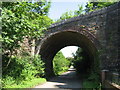 Heol Saint y Nyll beneath disused railway bridge