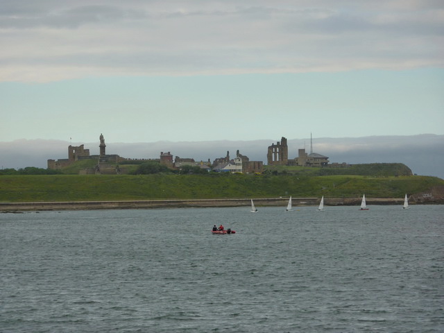 Tynemouth Castle and Priory from South Shields