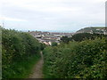 Path down from Pen Dinas