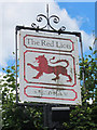 The Red Lion sign