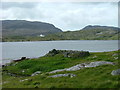 Ruin on the shore of Loch Stocanais