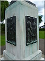 Panels on Twickenham War Memorial