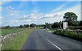 SD7568 : Junction with the A65 trunk road near Clapham by Steve  Fareham