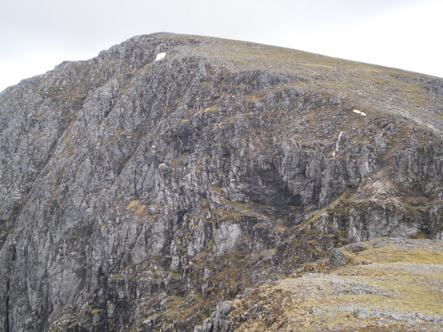 The cliffs of Aonach Beag