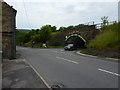 A624 under railway bridge