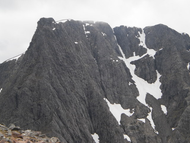 The cliffs of the north face of Ben Nevis