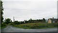 H4814 : View north-westwards across the Brockly Crossroads by Eric Jones