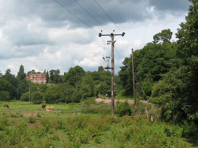 Power lines near Forge Farm