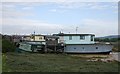 Houseboats moored at Shoreham