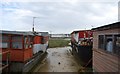 Houseboats in the mud