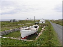 B8645 : Road at East Town, Tory Island by Kenneth  Allen