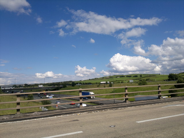 Junction 20 of the M62 motorway