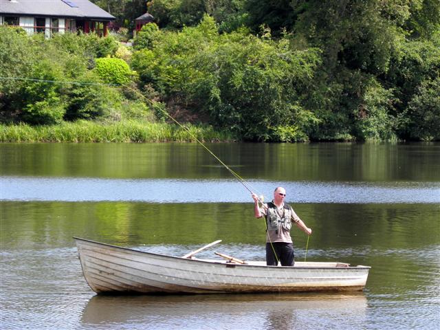 Fishing at Dungannon Park lake