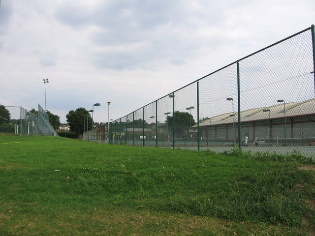 Tennis courts, Coombe Dingle sports complex