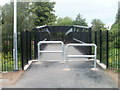 Footbridge across the Welsh Marches railway lines, Caerleon