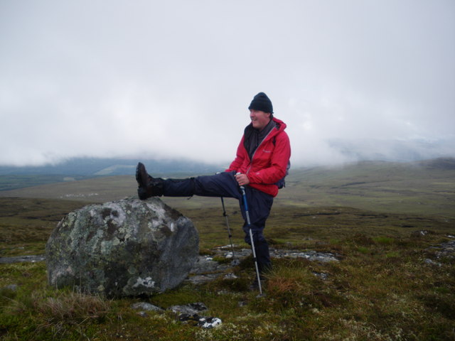 Summit rock of Carn a' Choire Leith