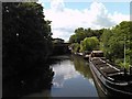 View of the Augustus Close bridge from a footbridge