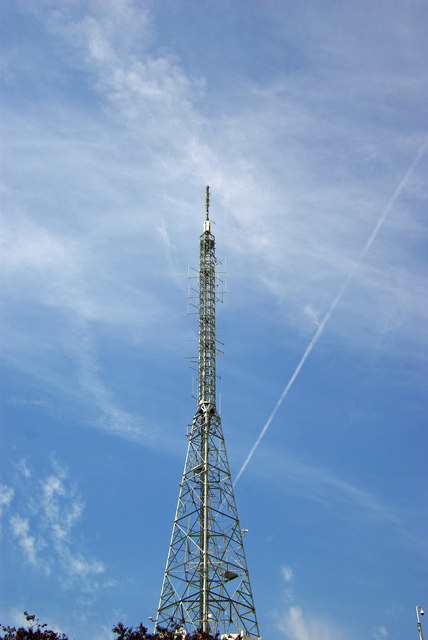 TV transmitter and mast, Alexandra Palace