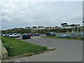 Salterns Car Park in mid April