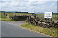 The entrance to Middle Beardshaw Head Farm