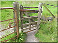 Gate on Neilston Pad track