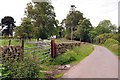 Minor road at Auchencairn