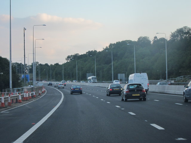 M25 past junction 20 © Oast House Archive cc-by-sa/2.0 :: Geograph ...