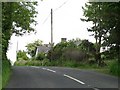 Ruined farmhouse alongside the B180 (Bryansford Road)