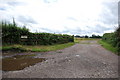 Entrance to Tithebarn Farm, off Tolldish Lane