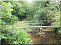 SU0394 : A footbridge over the Thames near Ashton Keynes by Row17