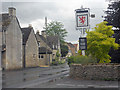 A welcoming sign in Castle Eaton