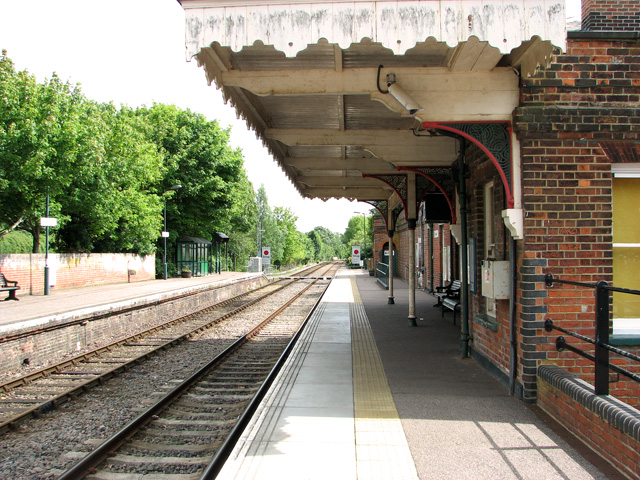 Halesworth Railway Station - The... © Evelyn Simak :: Geograph Britain ...