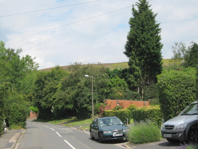 Marlbrook Lane With The Tip  Dominating The Skyline