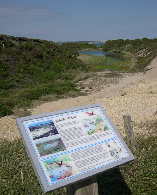 Quarry Pond, Hengistbury Head © John Goldsmith :: Geograph Britain and ...