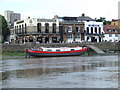 TQ2278 : Pubs on the river bank, Hammersmith by Malc McDonald