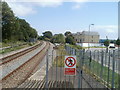 The view from the SE edge of Llantwit Major railway station