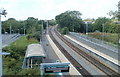 The view NW from Llantwit Major railway station footbridge