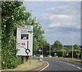 Approaching London Road Roundabout