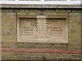 Parish Hall foundation stone