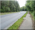 A40 heads away from the Usk valley near Pyscodlyn