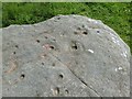 NZ0393 : Cup and Ring marked stone, Fontburn Reservoir by Oliver Dixon