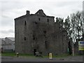 The remains of the tower house at Rosyth Castle