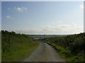 Bend in the road towards Rhydyfarchnad