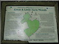 Great and Little Earls Woods Information Board