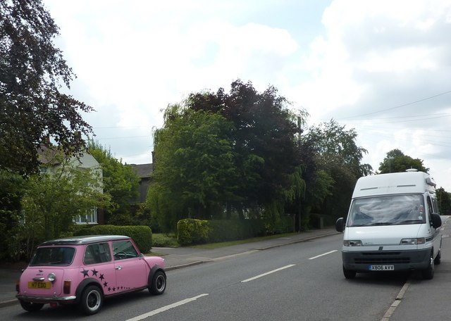 Pink Mini meets White Van