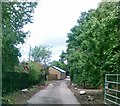 Access track to Cottage Farm, Little Aston