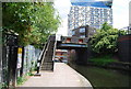 SP0686 : Worcester and Birmingham Canal - Granville St Bridge by N Chadwick