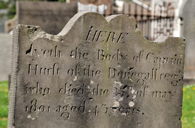 Headstone, Lisburn cathedral (1)